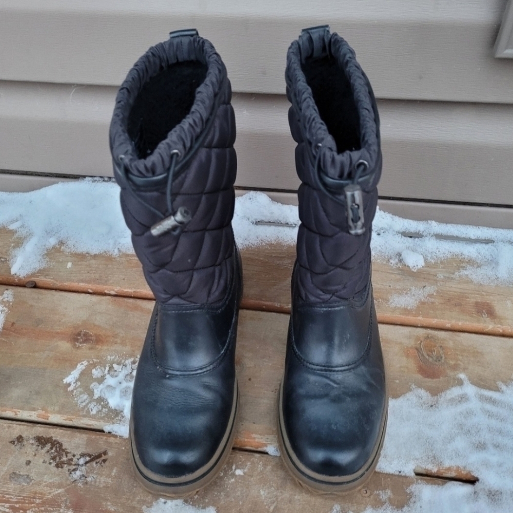 Coach Samara Quilted Boots Size 6 - Picture 3 of 8